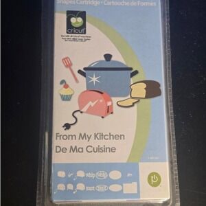 Cricut From My Kitchen Shapes Cartridge 29-1054 New Sealed Kitchenware Shapes